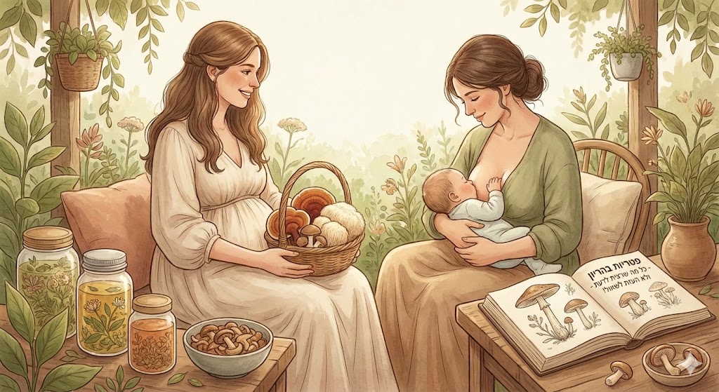 פטריות בהריון והנקה – מה חשוב לדעת