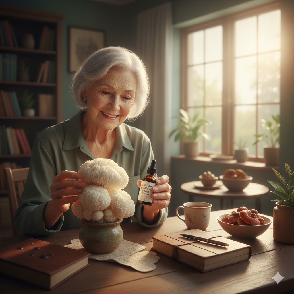 פטריות לשיפור הזיכרון בגיל השלישי