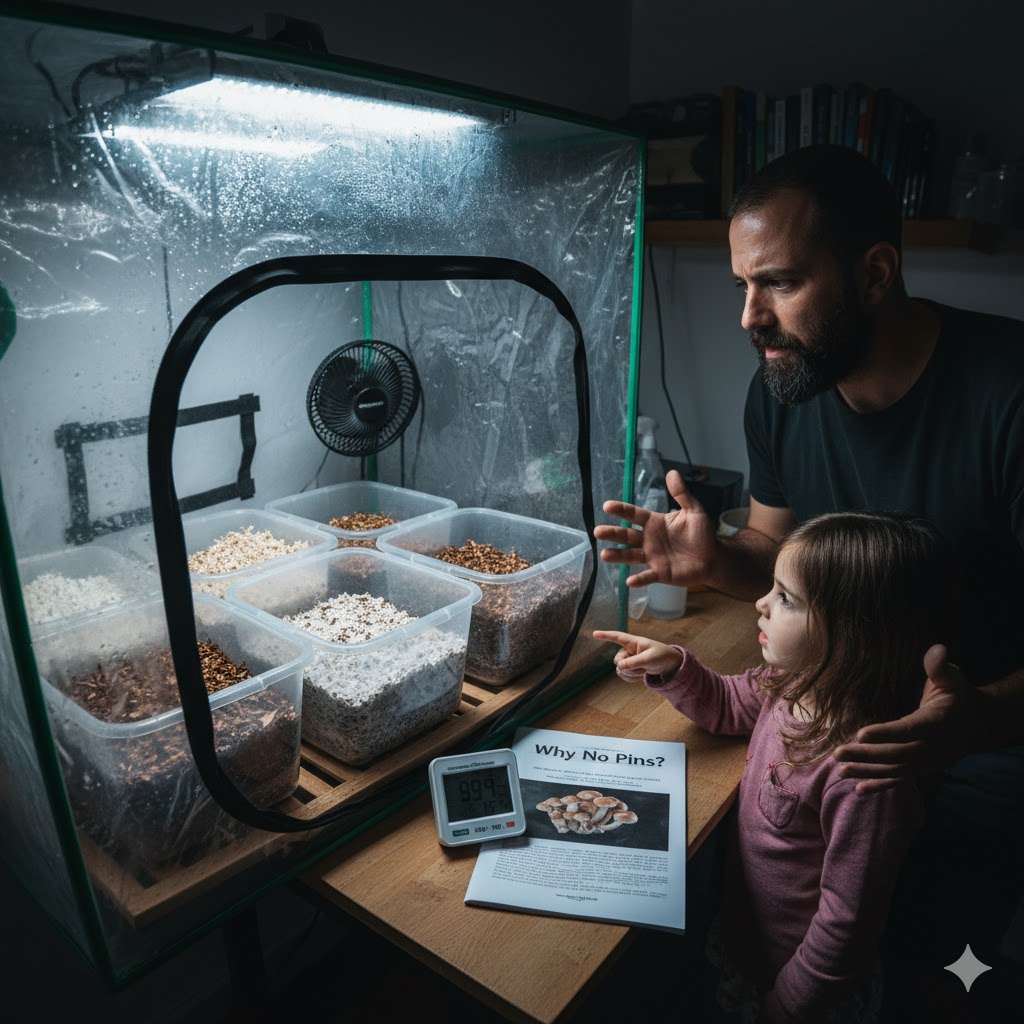 למה הפטריות לא מגדלות פינים?